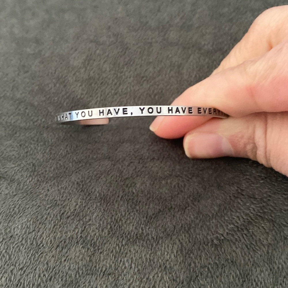 Mantraband Silver